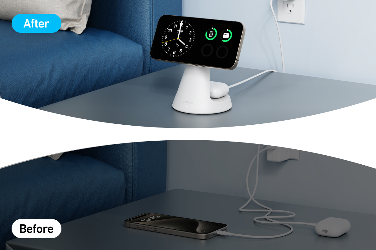 Anker MagGo Wireless Charger (2-in-1, Dock Stand